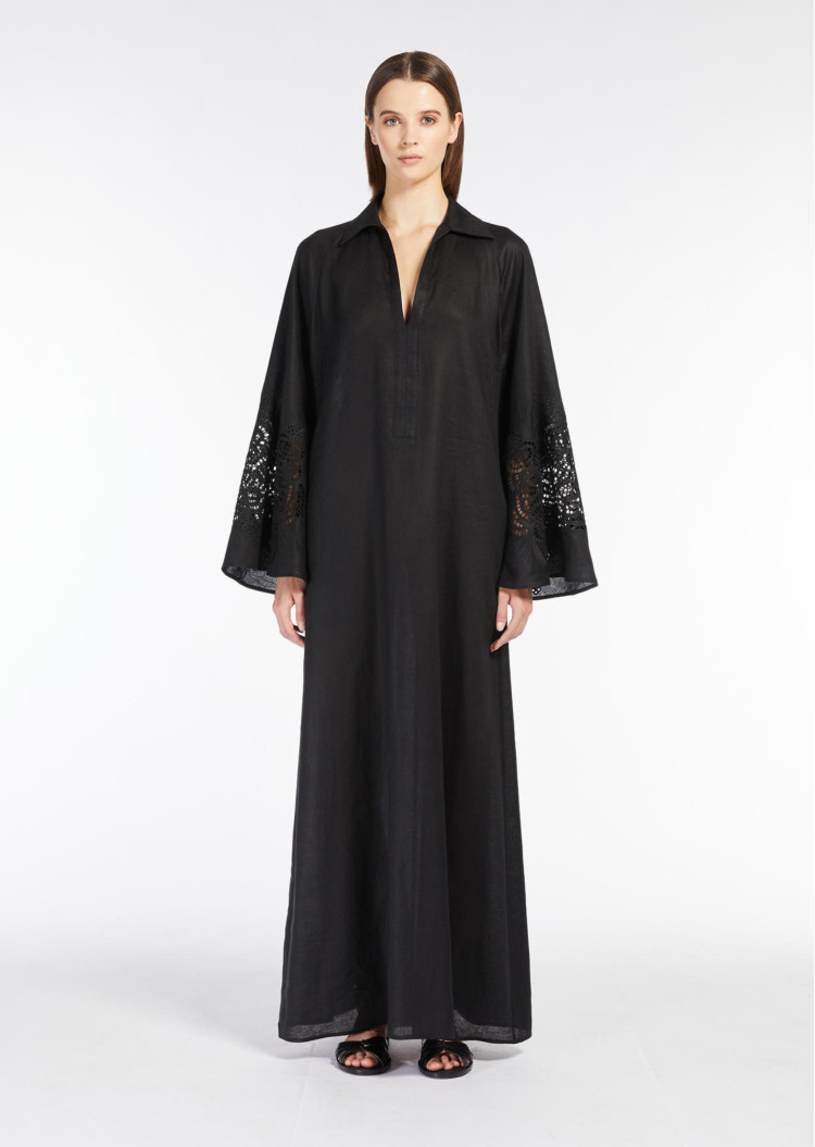 Сукні максі Relaxed fit для жінок (478574), колір Чорний - №2