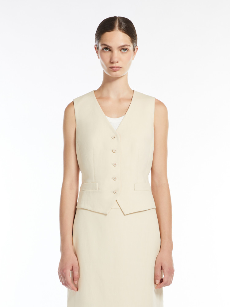 Жилет Slim fit для жінок (478603), колір Бежевий - №2