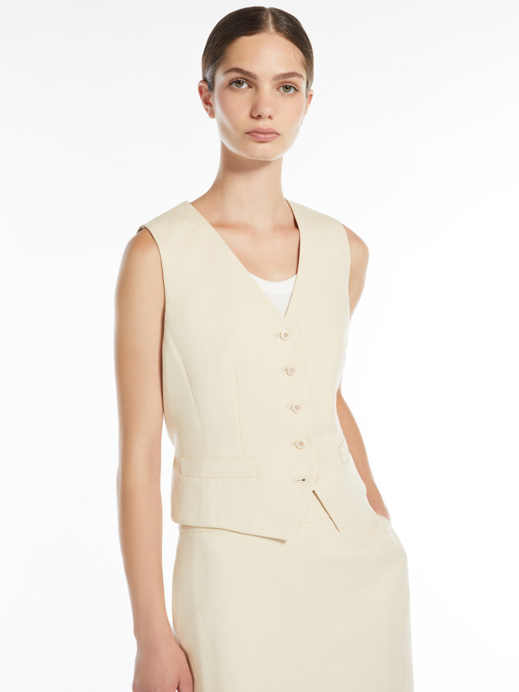 Жилет Slim fit для жінок (478603), колір Бежевий - №5