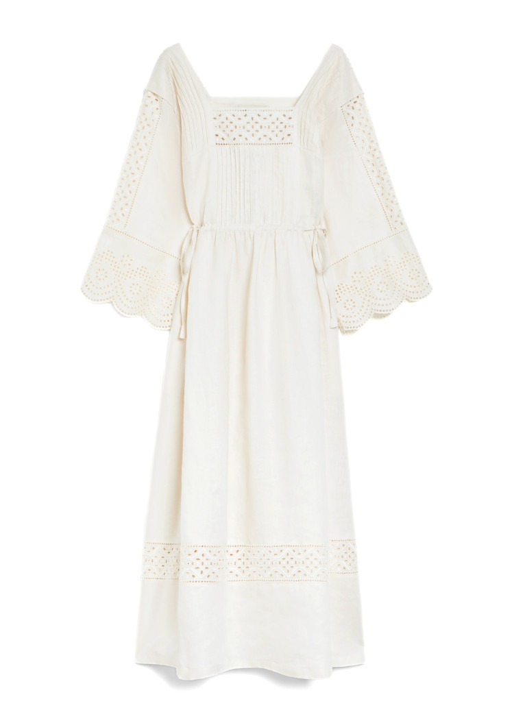 Сукні максі Regular fit для жінок (478606), колір Бежевий - №1