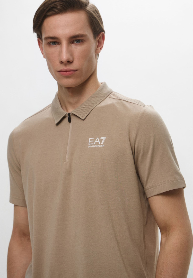 Поло Regular fit для чоловіків (478641), колір Бежевий - №4