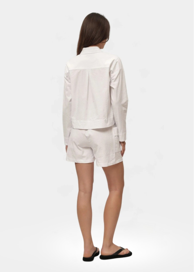 Сорочка з довгим рукавом Regular fit для жінок (478743), колір Білий - №4