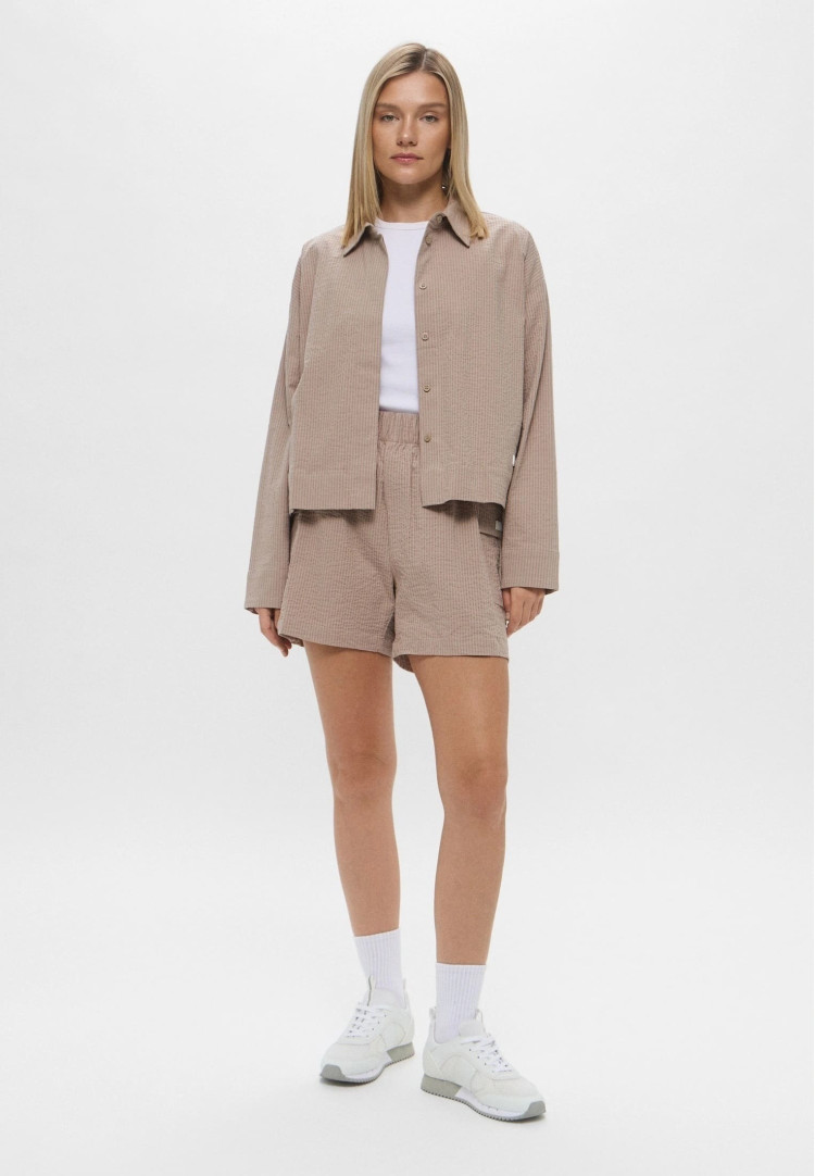 Шорты Regular Fit для женщин (478746), цвет Бежевый - №3