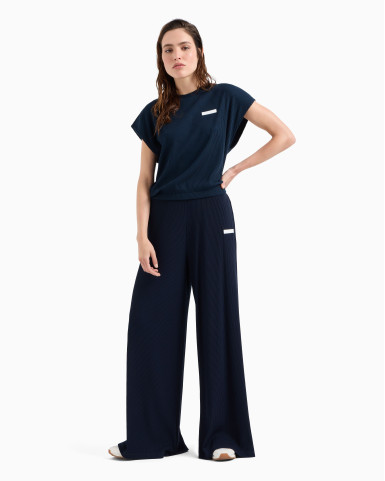 Брюки джерси Relaxed Fit: свободный крой для максимального комфорта. Высокая