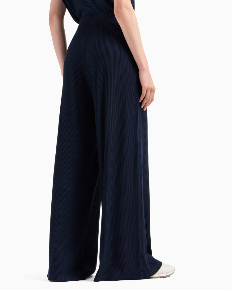 Брюки джерси Relaxed Fit Высокая для женщин (478747), цвет Синий - №4