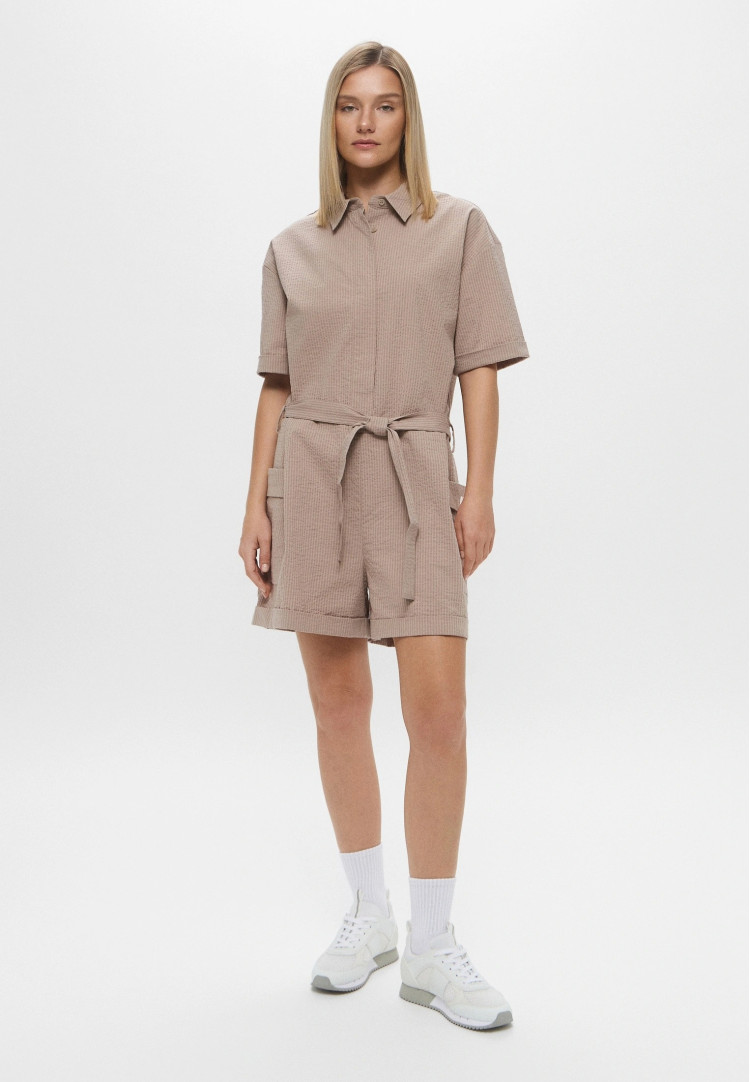 Комбінезон Slim fit для жінок (478748), колір Бежевий - №2