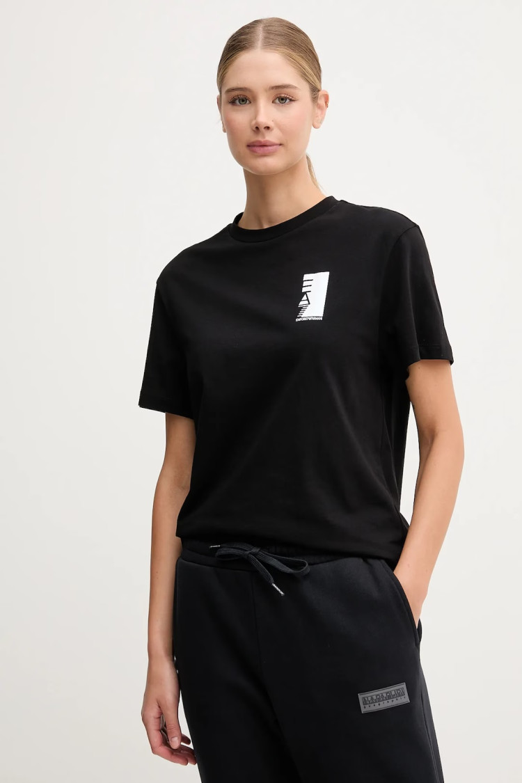 Футболка Regular fit для жінок (478751), колір Чорний - №2