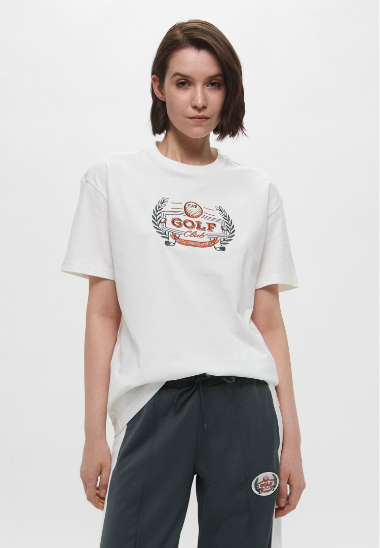 Футболка Relaxed Fit для жінок (478753), колір Білий - №2