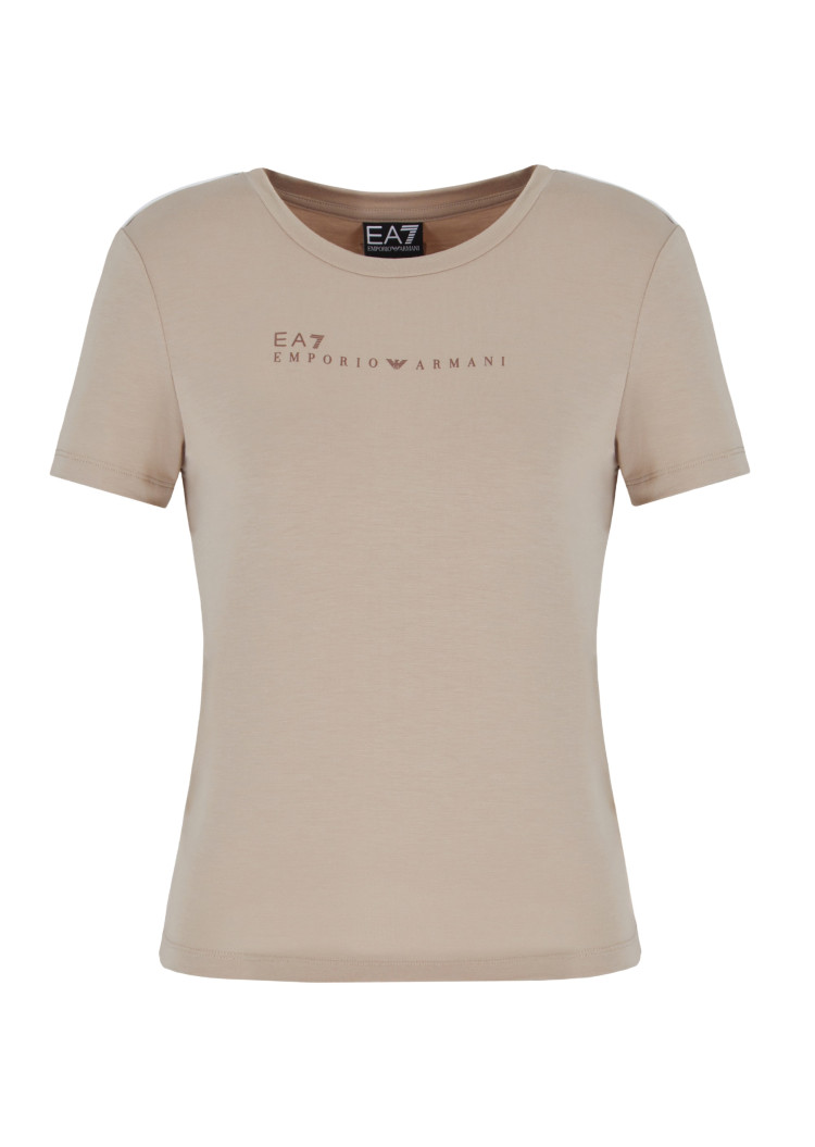 Футболка Slim fit для женщин (478764), цвет Бежевый - №1