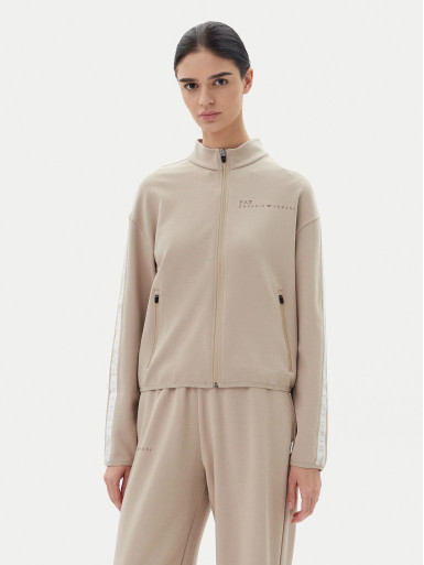 Спортивная кофта Regular Fit: классический крой, средняя свобода движений.