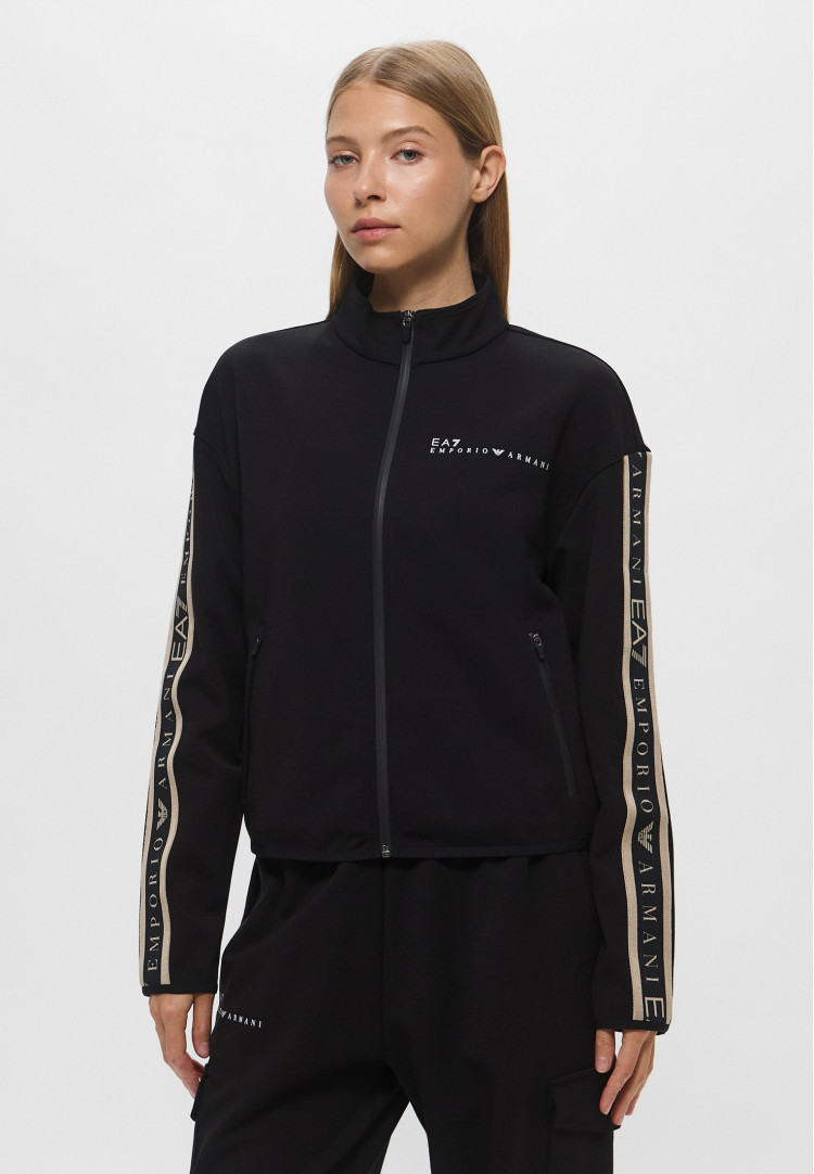 Спортивна кофта Regular Fit для жінок (478767), колір Чорний - №2