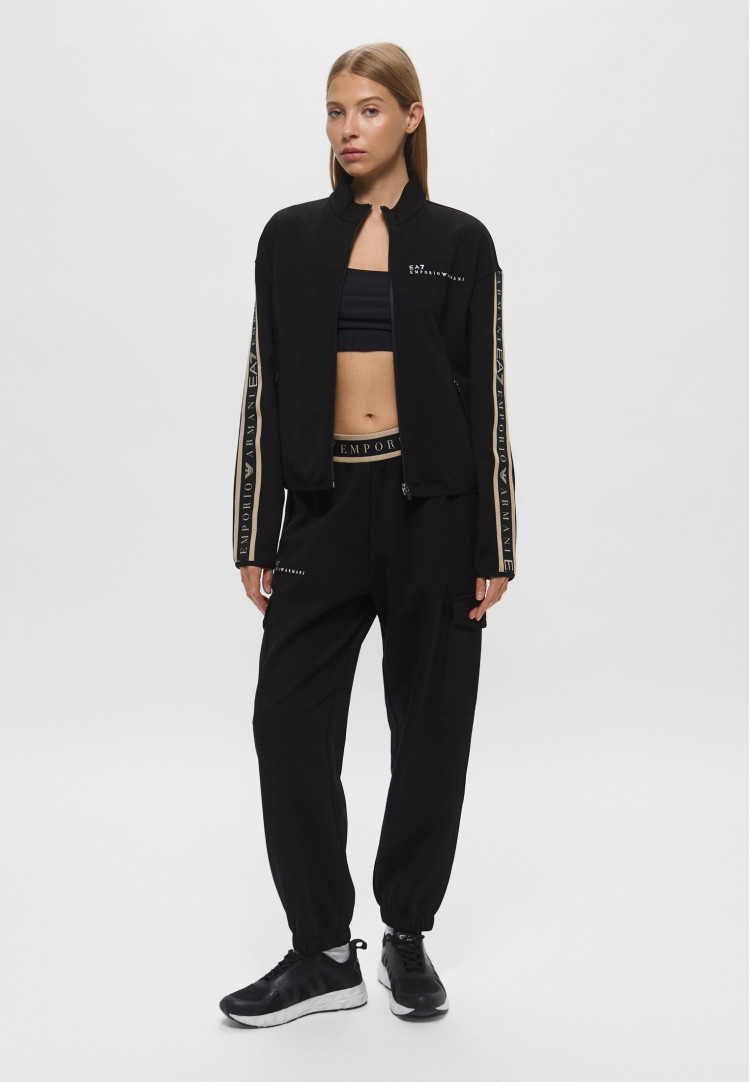 Спортивна кофта Regular Fit для жінок (478767), колір Чорний - №3