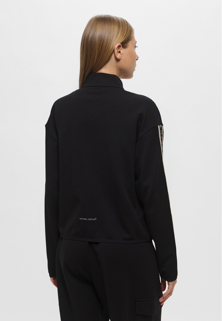 Спортивна кофта Regular Fit для жінок (478767), колір Чорний - №4