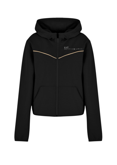 Спортивная кофта Regular Fit: классический крой, средняя свобода движений.