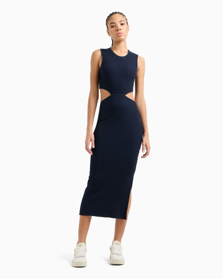Платья макси Slim Fit для женщин (478778), цвет Синий - №2