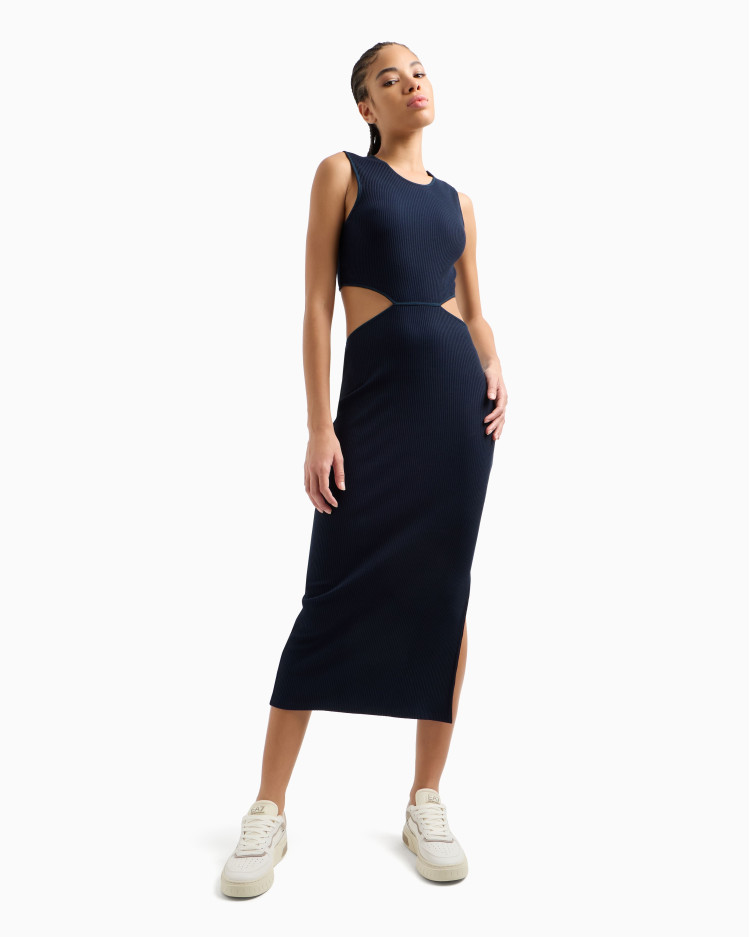 Сукні максі Slim fit для жінок (478778), колір Синій - №3
