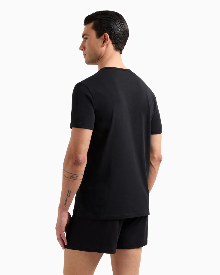 Футболка набор 2 штуки Regular fit для мужчин (478817), цвет Черный - №3