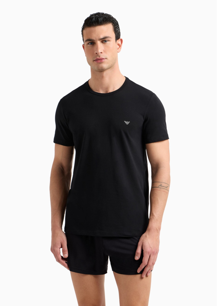 Футболка набор 2 штуки Regular fit для мужчин (478820), цвет Черный - №2
