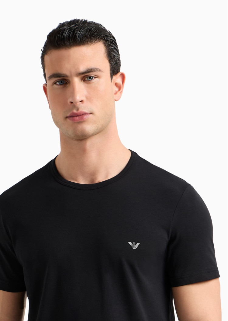 Футболка набор 2 штуки Regular fit для мужчин (478820), цвет Черный - №4