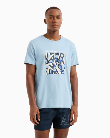 Футболка пляжная Regular Fit: классический крой, средняя свобода движений.