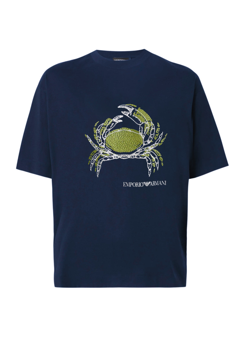 Футболка пляжная Regular Fit: классический крой, средняя свобода движений.