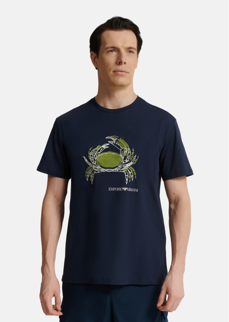 Футболка пляжная Regular fit для мужчин (478848), цвет Синий - №2