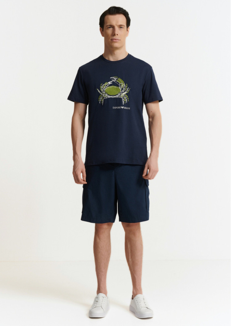 Футболка пляжная Regular fit для мужчин (478848), цвет Синий - №3