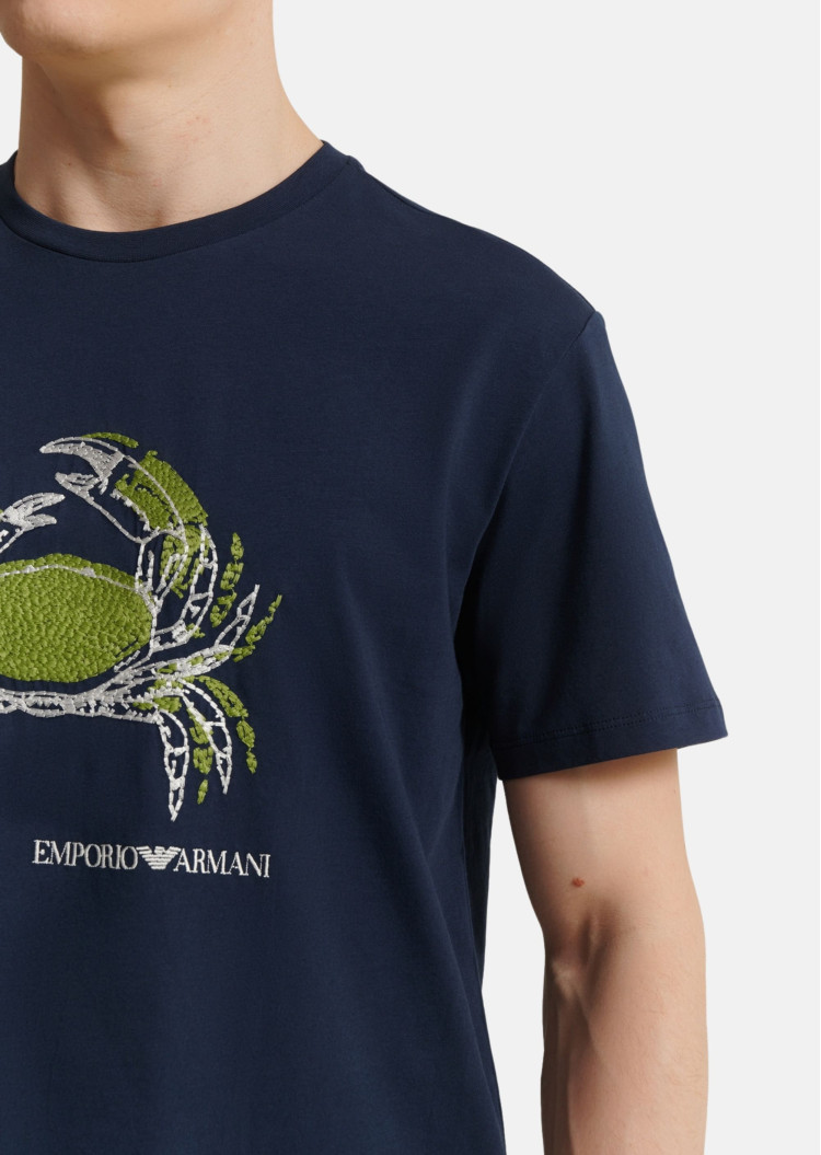 Футболка пляжная Regular fit для мужчин (478848), цвет Синий - №5