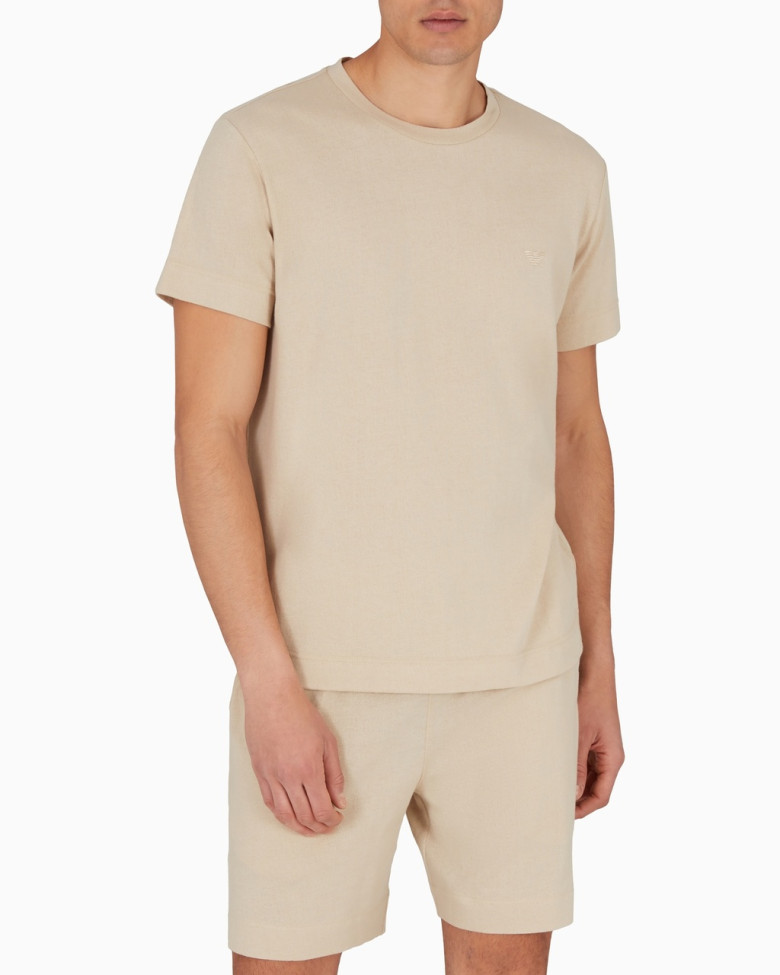 Футболка пляжная Regular Fit: классический крой, средняя свобода движений.