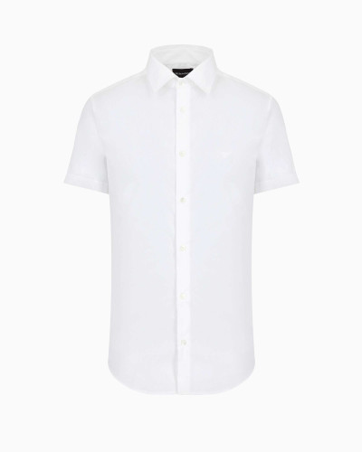 Сорочка деловая с коротким рукавом Slim Fit