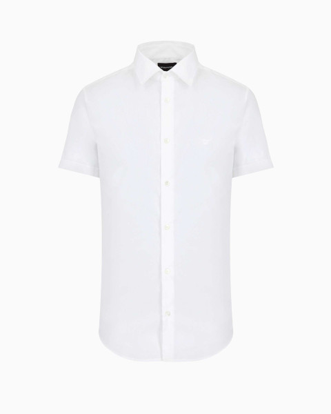 Сорочка деловая с коротким рукавом Slim Fit