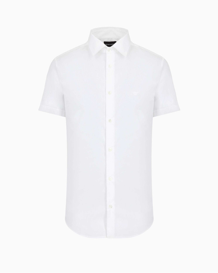 Сорочка деловая с коротким рукавом Slim Fit