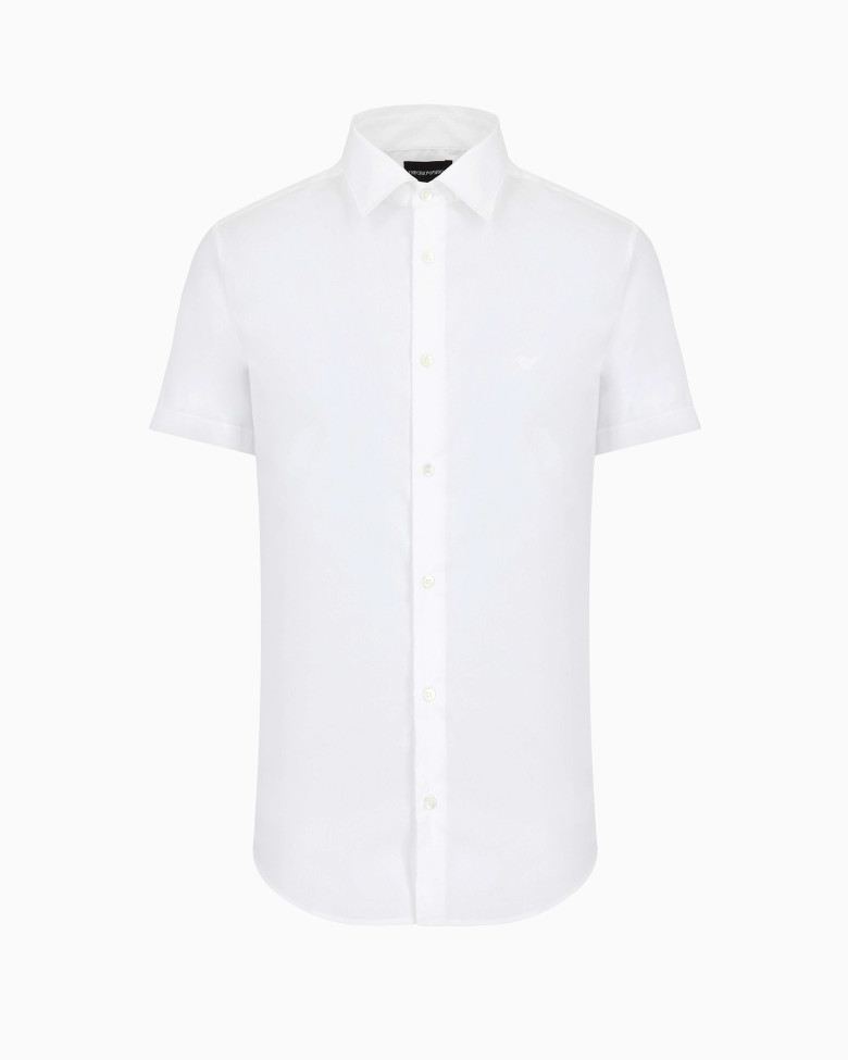 Сорочка деловая с коротким рукавом Slim fit