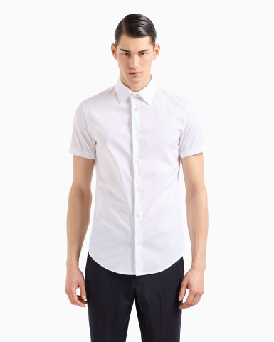 сорочка ділова з коротким рукавом Slim fit