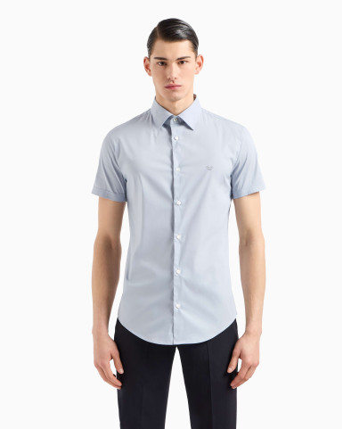 сорочка ділова з коротким рукавом Slim fit