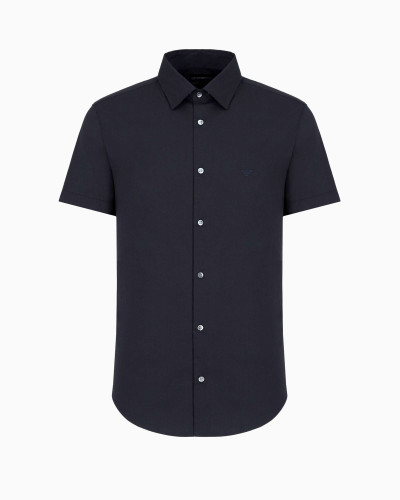 Сорочка деловая с коротким рукавом Slim Fit