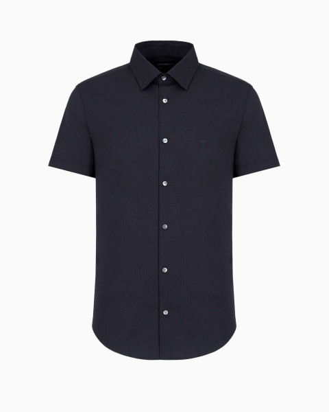 Сорочка деловая с коротким рукавом Slim Fit