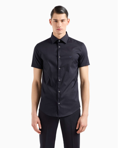 сорочка ділова з коротким рукавом Slim fit