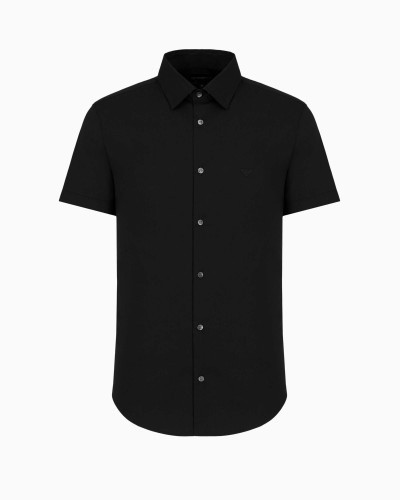Сорочка деловая с коротким рукавом Slim Fit