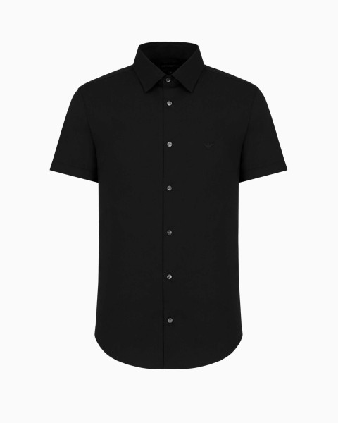 Сорочка деловая с коротким рукавом Slim Fit