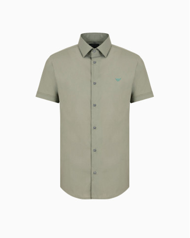 Сорочка повсякденна з коротким рукавом Slim fit