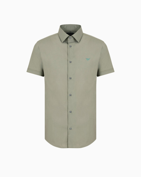 Сорочка повседневная с коротким рукавом Slim Fit