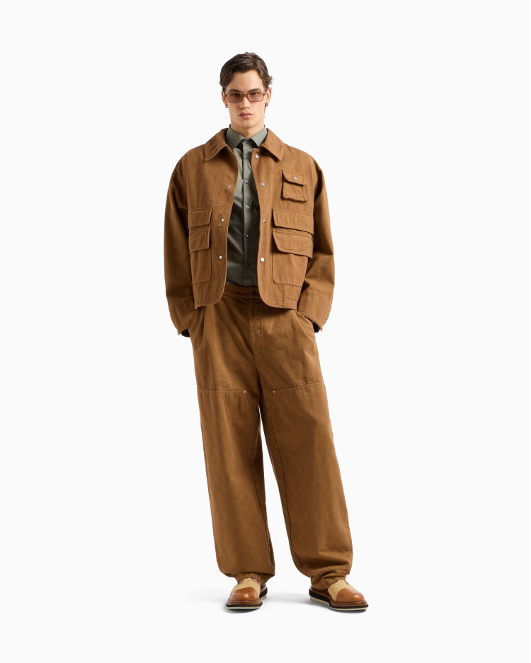 Сорочка повседневная с коротким рукавом Slim Fit — фото 3