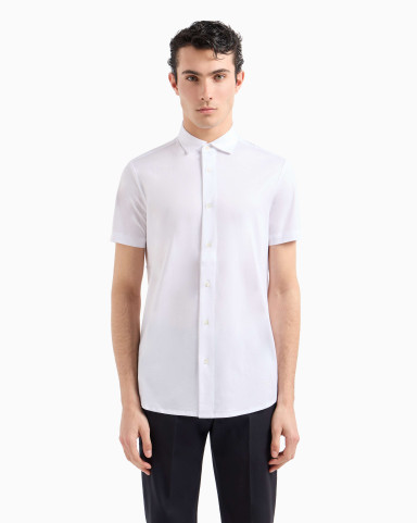 Сорочка повседневная с коротким рукавом Slim fit