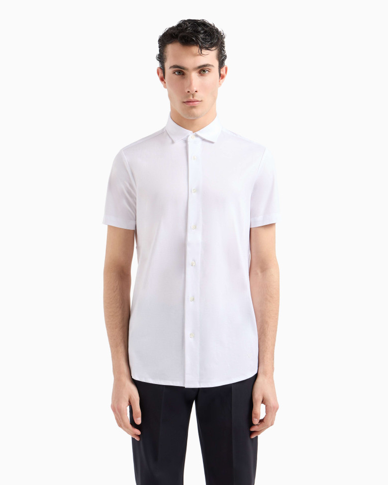 Сорочка повсякденна з коротким рукавом Slim fit