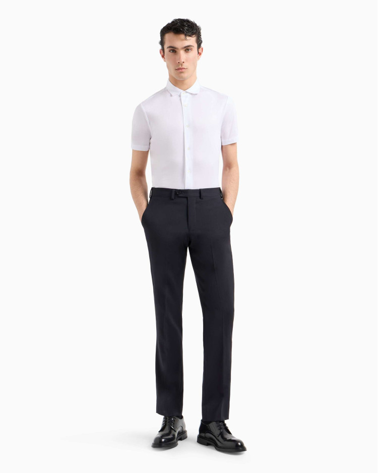 Сорочка повсякденна з коротким рукавом Slim Fit — фото 3