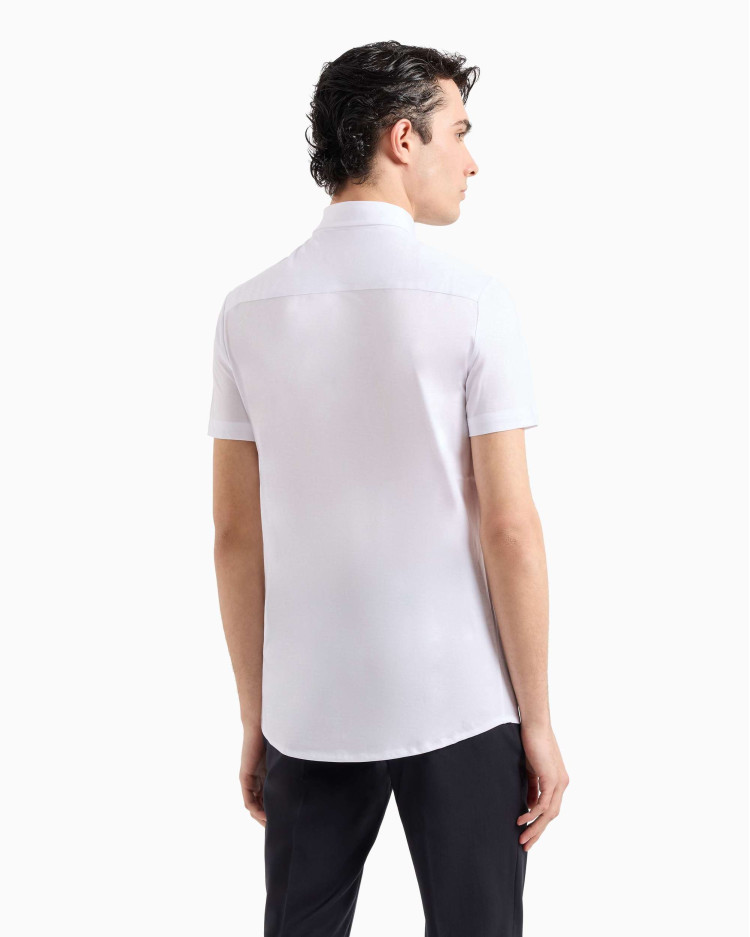 Сорочка повсякденна з коротким рукавом Slim Fit — фото 4