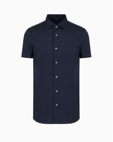 Сорочка повседневная с коротким рукавом Slim fit