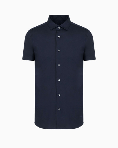 Сорочка повседневная с коротким рукавом Slim Fit