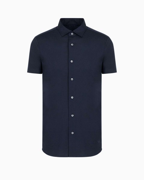Сорочка повседневная с коротким рукавом Slim Fit